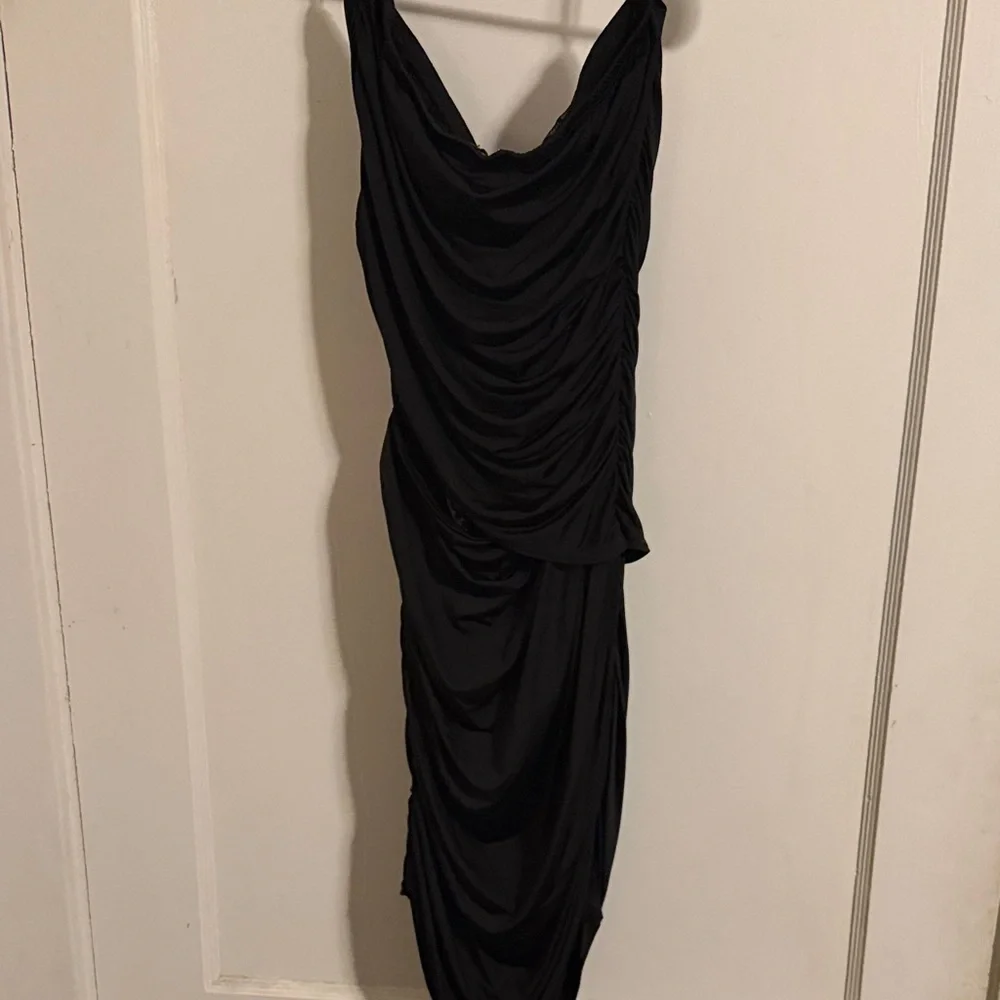 Body Central Elegant Black Strapless Dress - Picture 5 of 6